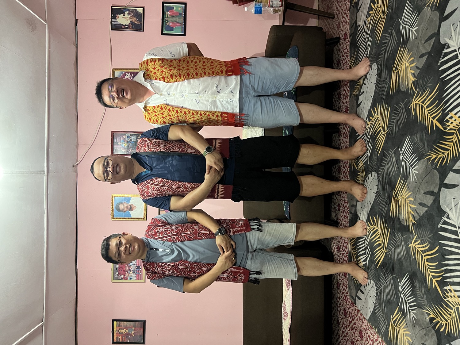 Home visit with residents in the community